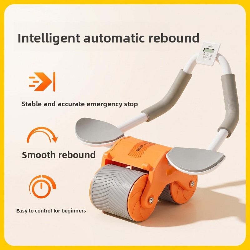 Ab Roller Wheel With Elbow Support - Dirsek Desteği, Otomatik Geri Tepme Özelliği,