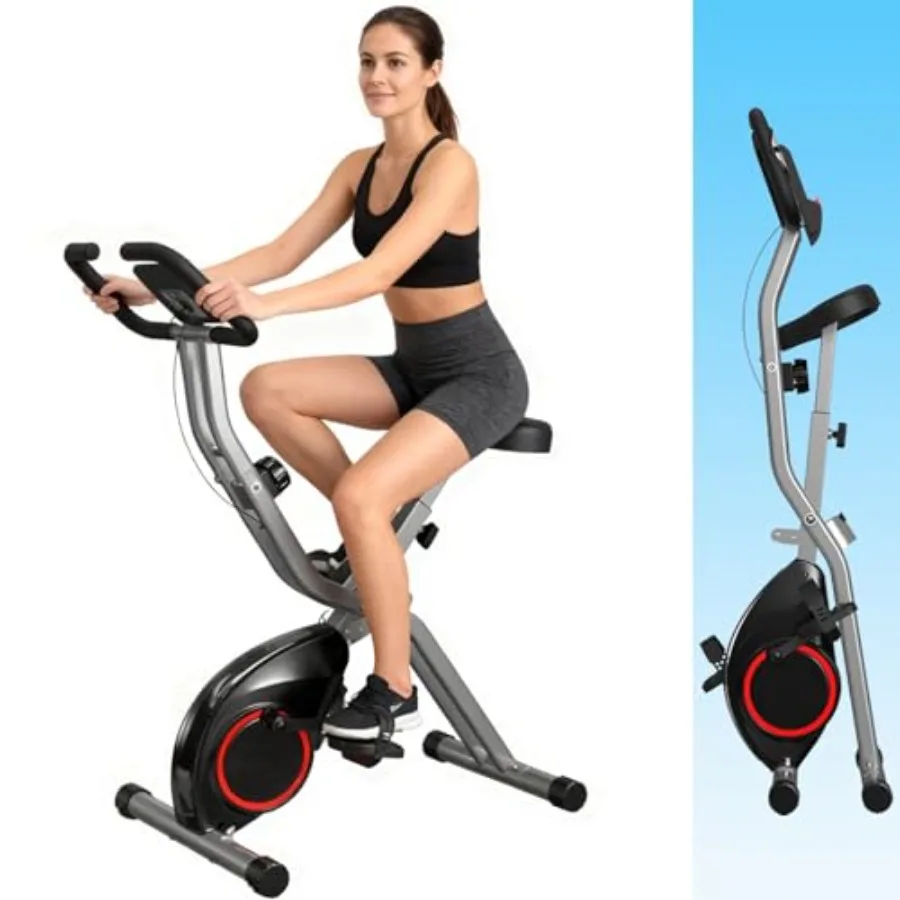 Exercise Bike Magnetic Resistance - Küçük Daireler İçin Katlanabilir Egzersiz Bisikleti: