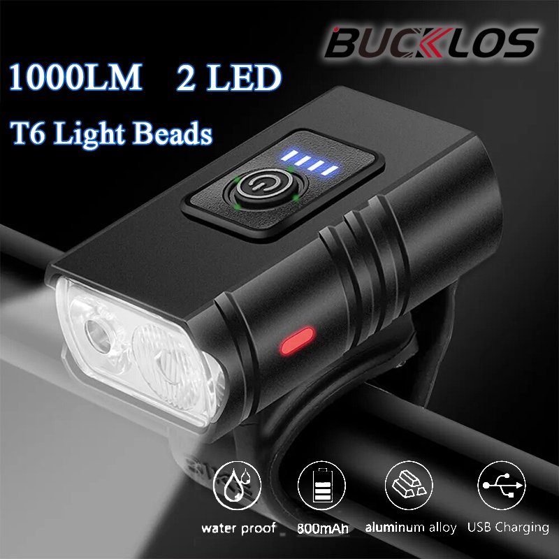 Rechargeable Bicycle Headlight 1000 Lumen - Bisiklet Işıkları 1000 Lümen 2500 mAh