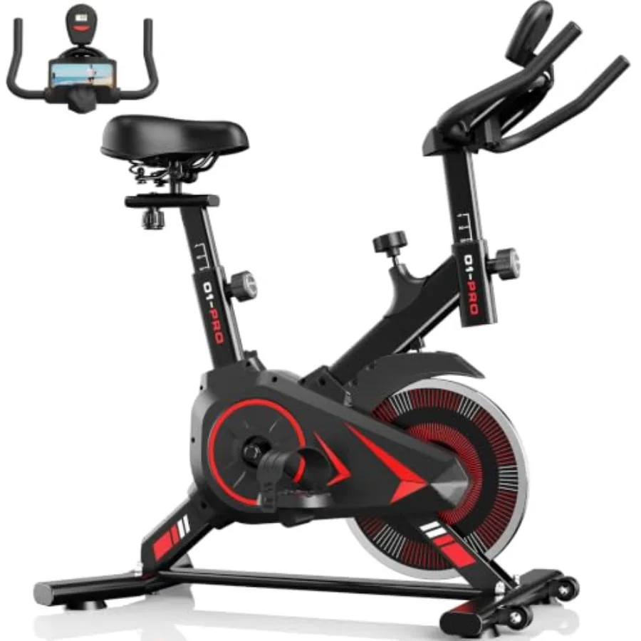 Exercise Bike Magnetic Resistance - 350 lb taşıma kapasiteli, çelik çerçeveli,