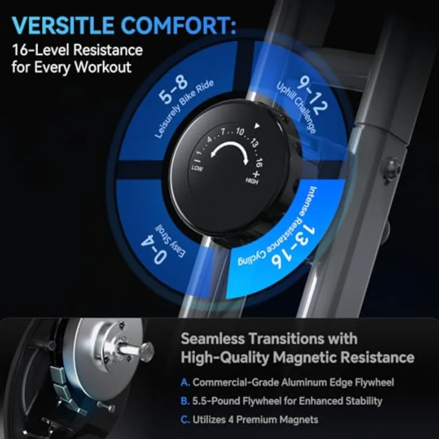 Küçük Daireler İçin Katlanabil - Exercise Bike Magnetic Resistance incelemesi ve fiyatı