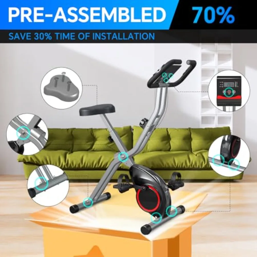 Küçük Daireler İçin Katlanabil - Exercise Bike Magnetic Resistance incelemesi ve fiyatı