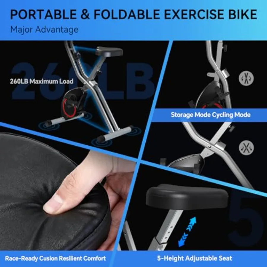 Küçük Daireler İçin Katlanabil - Exercise Bike Magnetic Resistance incelemesi ve fiyatı