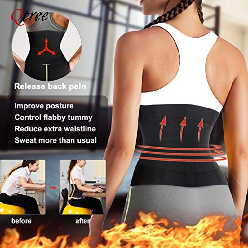 Qtree Sıcak Neopren Bel Eğitme - Sweat Waist Trainer Belt Neoprene incelemesi ve fiyatı