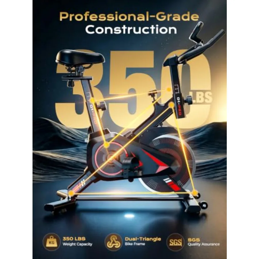 350 lb taşıma kapasiteli, çeli - Exercise Bike Magnetic Resistance incelemesi ve fiyatı
