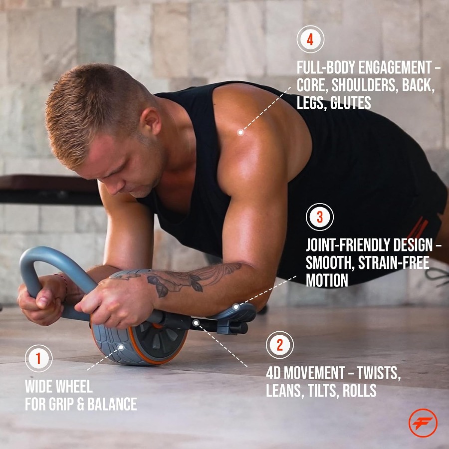 CoreFlex4D Karın Kası Egzersiz - Ab Roller Wheel With Elbow Support incelemesi ve fiyatı